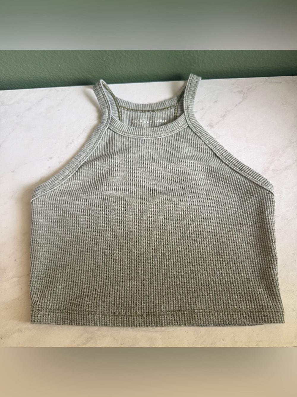 ❇️American Eagle Outfitters Ribbed Halter Crop Tank 2 for $22❇️